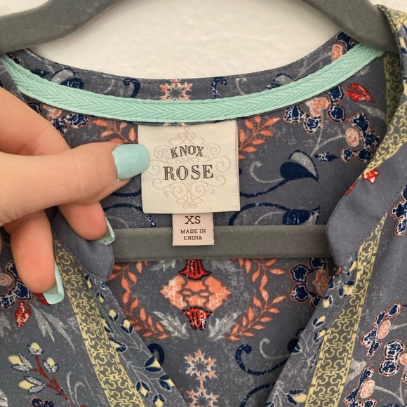 Western Knox Rose Boho Blouse - Picture 3 of 4